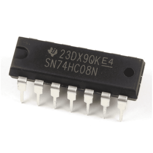 74HC08 Quad 2-Input AND Gate IC – Quad 2-input AND gate IC for logic circuit design. -Robocraze