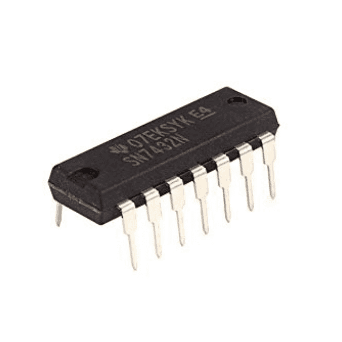 74HC32 Quad 2-Input OR Gate IC – High-speed quad 2-input OR gate IC for logic circuits. -Robocraze