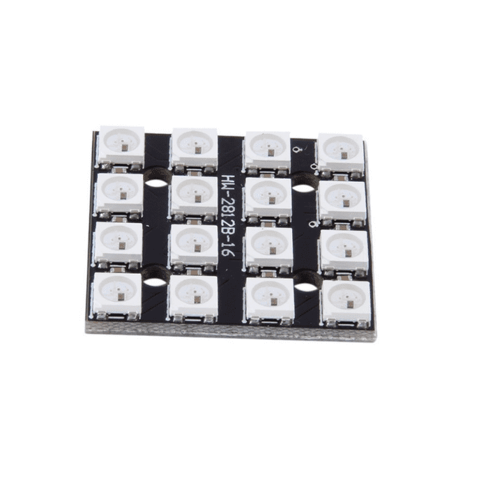 WS2812 16 Bit RGB LED Matrix – Dynamic LED matrix for creative projects - Electronic Components - Robocraze