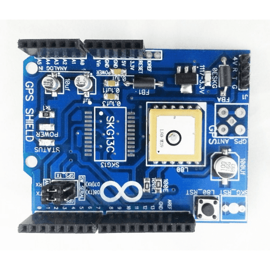 L80 GPS Shield – Arduino shields with GPS module support for tracking & navigation projects. -Robocraze