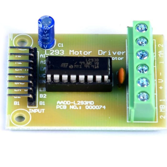 L293D Motor Driver Board – Essential motor driver for DC motors in robotics – Robocraze