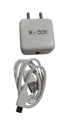 3.6A 5V White Adapter - Type C – Fast-charging Type-C adapter for multiple devices.-Power Adapter -Robocraze