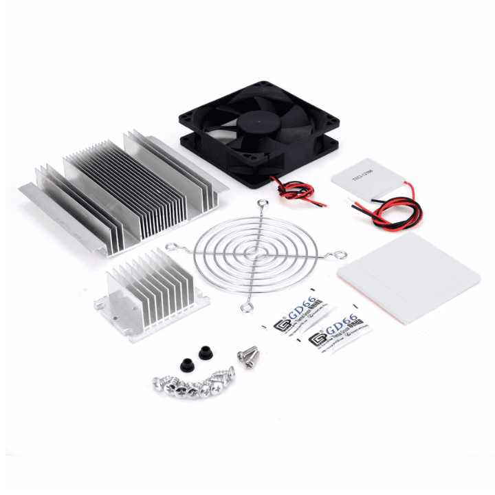 Thermoelectric Peltier Refrigeration Cooling System DIY Kit With TEC-12706 Peltier-Robocraze