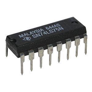 4-Bit D-Latch 74LS75 IC – 4-bit D-latch IC for data storage and processing - Robocraze