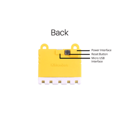 BBC Micro:Bit Silicone Soft Cover Protective Case (Yellow) for Micro:Bit V1 & V2-Robocraze