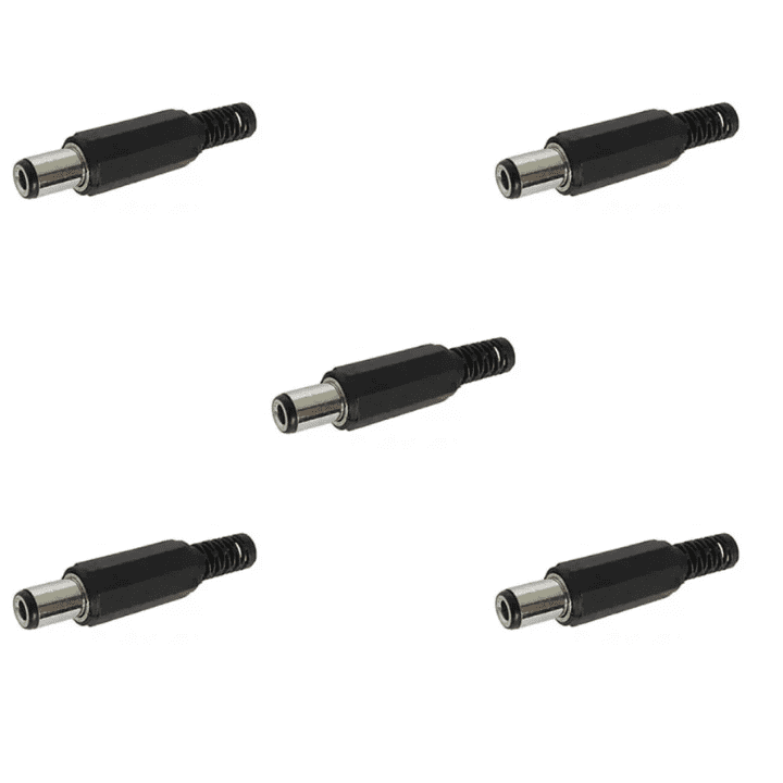 DC Jack (Pack of 5) – Essential DC power jacks for circuits. Electronic Components - Robocraze