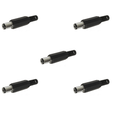 DC Jack (Pack of 5) – Essential DC power jacks for circuits. Electronic Components - Robocraze