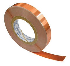 10mm Conductive Copper Tape Adhesive β Conductive tape for PCBs - Soldering Kit - Robocraze