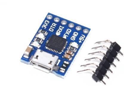 CP2102 micro USB module for TTL UART serial communication projects -Robocraze