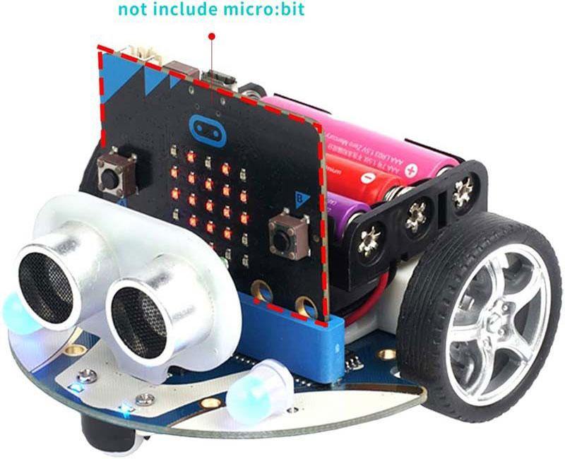 Smart Cutebot Kit – Smart Cutebot robot for Micro:bit. -Development Board -BBC Micro:Bit -Robocraze