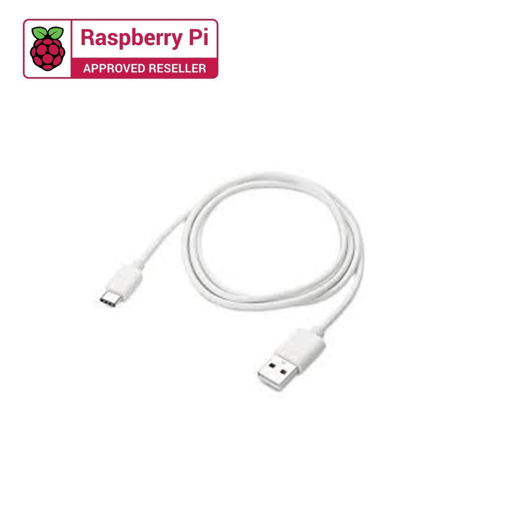 Type C USB Cable (1 metre) – Reliable power cord for Raspberry Pi for stable power supply. -Robocraze