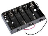 6x AA Battery Holder – For high-voltage DIY electronics. -Battery Accessories -Robocraze