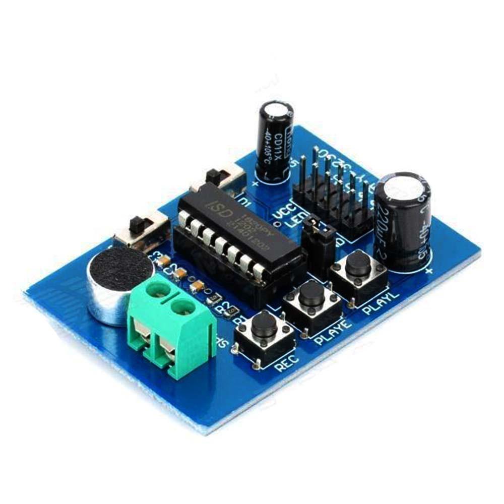 ISD1820 Sound Voice Board Recording Module – ISD1820-based voice recording and playback module. -Voice Module -Robocraze