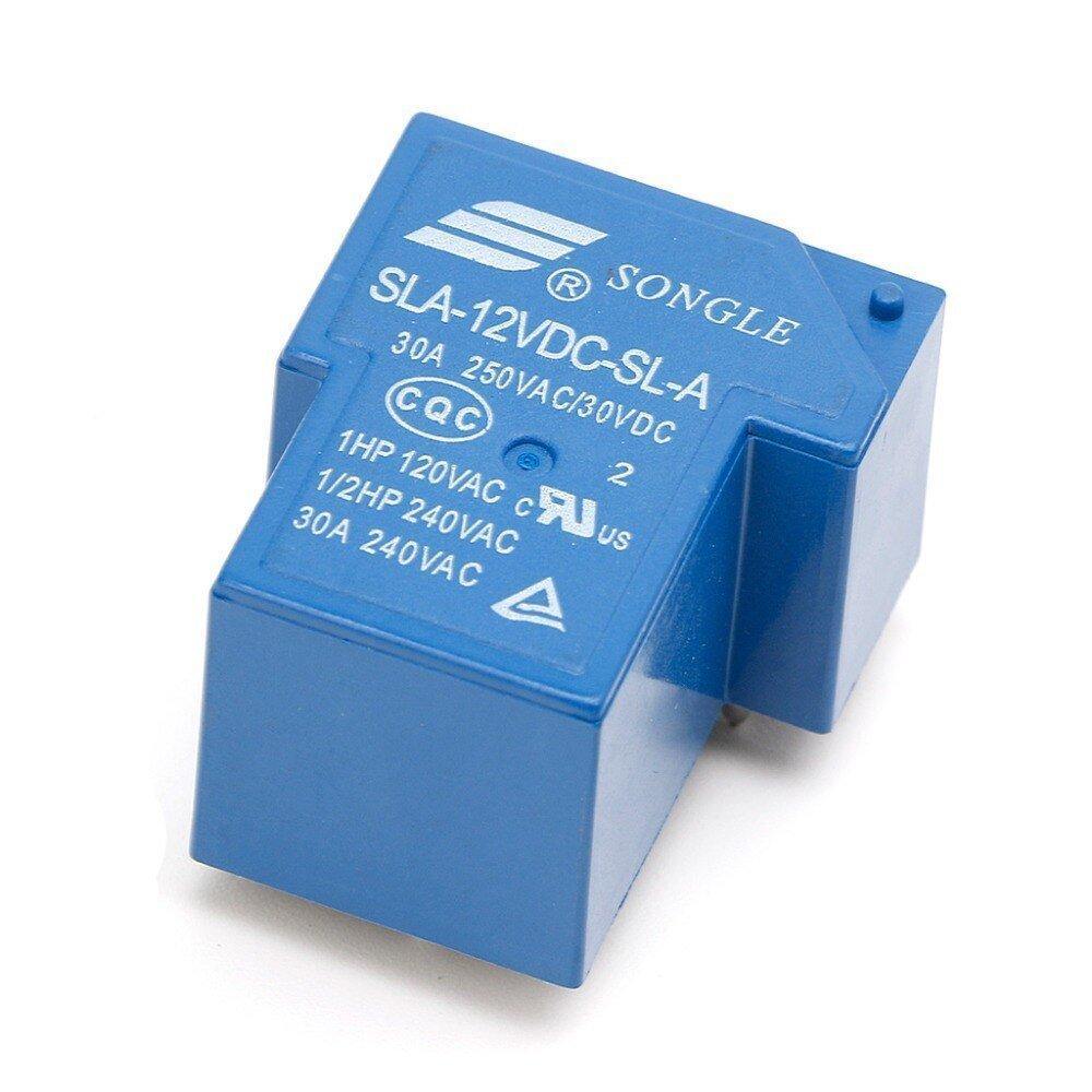 SLA 12VDC 4Pin 30A Power Relay – 12VDC 30A power relay for automotive and industrial use. -Relay Module -Robocraze