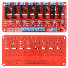 5V 8 Channel SSR Module – 8-channel solid-state relay module for automation. -Relay Module -Robocraze