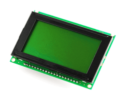 128x48 Green LCD - 128x48 green graphic LCD for electronics projects & industrial use. -LCD Display -Robocraze