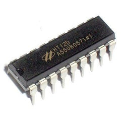 HT12D Decoder IC – HT12D decoder IC for wireless communication. Integrated Circuit - Electronic Components - Robocraze