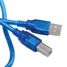 USB A-B Cable for Arduino 20cm – Short-length Arduino USB Cable for compact connections (color may vary). -Robocraze