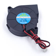 Fan 5015 12V 0.15A Sleeve Bearing Brushless Fan – Silent & efficient DC cooling fan. -DC Fan -Robocraze