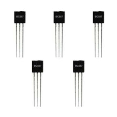 BC557 PNP Transistor (5PC) – PNP transistors for circuits. -Basic Components -Robocraze