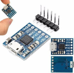 CP2102 micro USB module for TTL UART serial communication projects -Robocraze