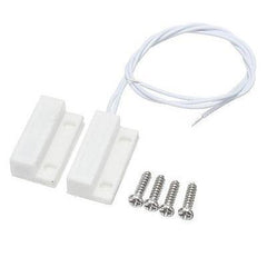 MC-38 Wired Magnetic Alarm Sensor – Secures doors & windows with magnetic detection.-Security Sensor -Robocraze