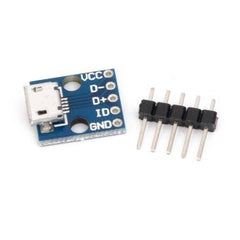 Micro USB Breakout Board Power Module – Versatile charging & power supply board. -Power Adapter -Robocraze