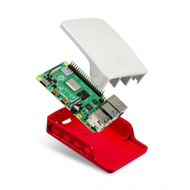 Raspberry Pi 4B Official Case – Authentic Official Raspberry Pi Case for Pi 4B. -Robocraze