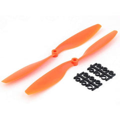 1 Pair Quadcopter 1045 Carbon Fiber CW CCW Drone Propeller for DJI F450 10x4.5 Orange -Robocraze
