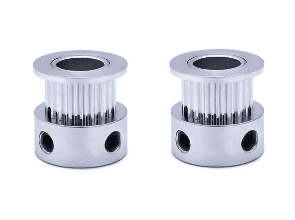 GT2 20T 8mm Bore Pulley – Smooth belt drive part. -3D Printer Accessories -Robocraze