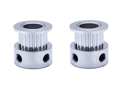 GT2 20T 8mm Bore Pulley – Smooth belt drive part. -3D Printer Accessories -Robocraze