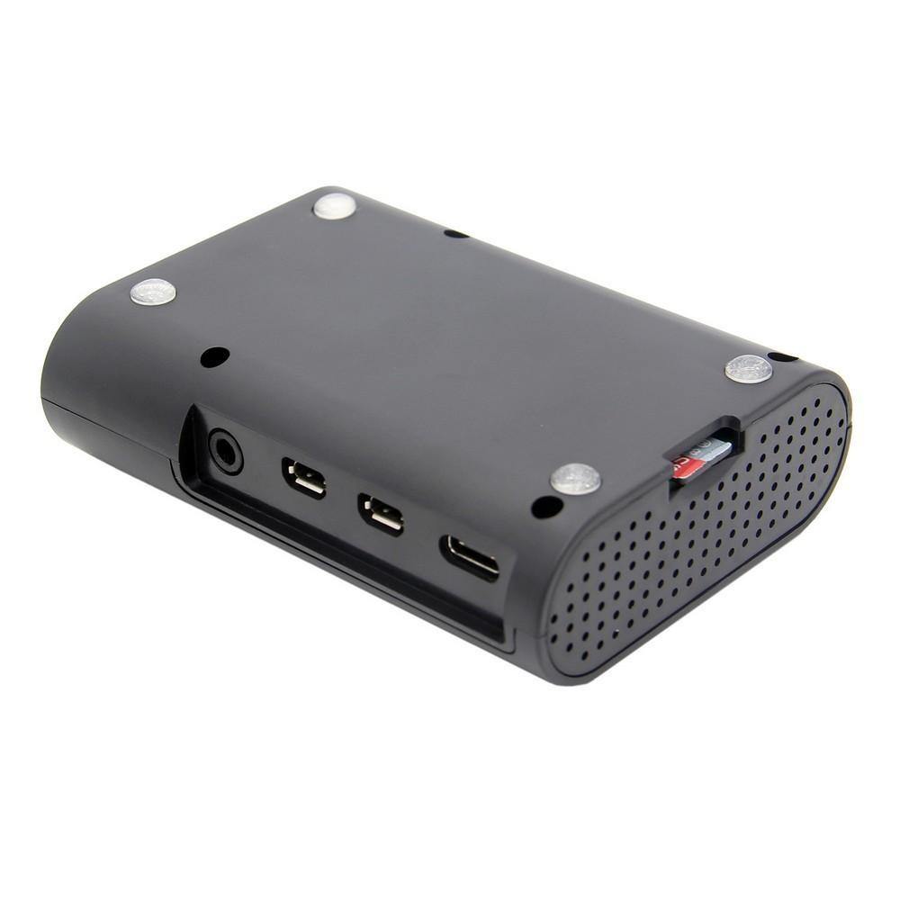 Raspberry Pi 4 ABS Black Case with Fan-Robocraze