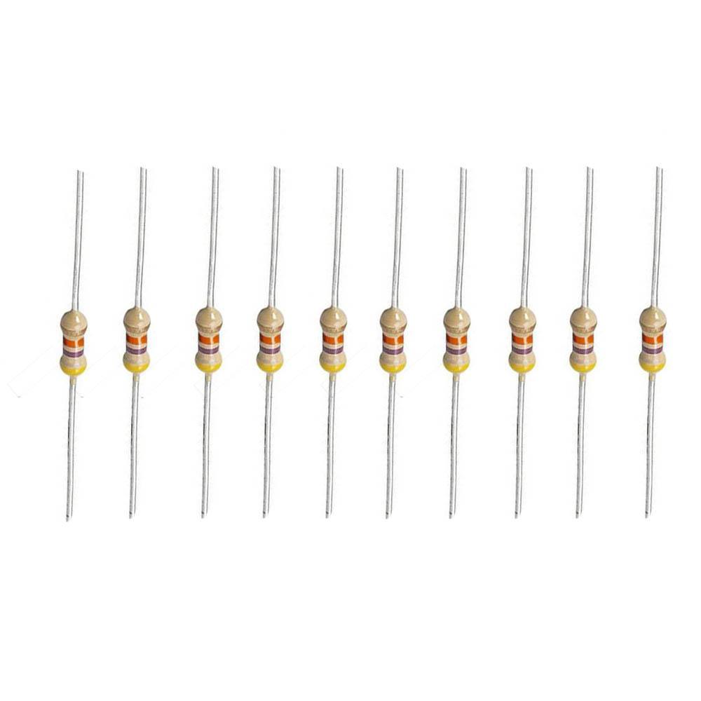47k Ohm Resistor (10PC) – Reliable resistors for circuits. -Basic Components -Robocraze