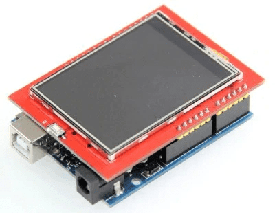 Arduino 2.4-inch TFT Display Shield – Vibrant Arduino shields with a 2.4-inch touchscreen. -Robocraze