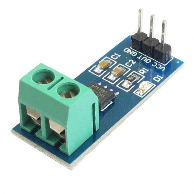 20A ACS712 Current Sensor - High-precision current sensing up to 20A. -Current Sensor -Robocraze