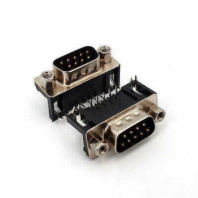 DB9 Male Right Angle Connector – Right-angle DB9 male connector for PCB. Electronic Components - Robocraze