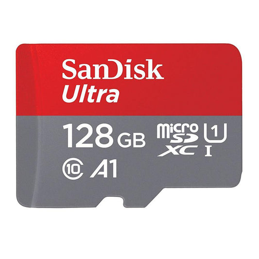 SanDisk 128GB Micro SDXC Card – Reliable Raspberry Pi SD card with fast data transfer & storage. -Robocraze