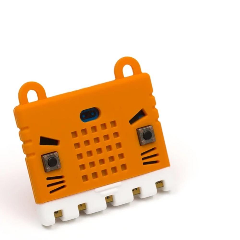 BBC Micro:Bit Silicone Soft Cover Protective Case (Orange) for Micro:Bit V1 & V2-Robocraze