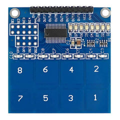 TTP226 8-Channel Capacitive Touch Sensor – Multi-channel touchpad for interactive projects.-Touch Sensor -Robocraze