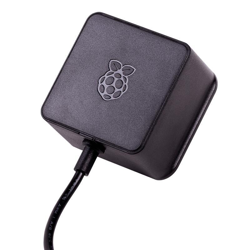 Raspberry Pi 15W Official Black Power Supply (IN)-Robocraze