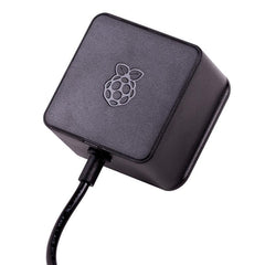 Raspberry Pi 15W Official Black Power Supply (IN)-Robocraze