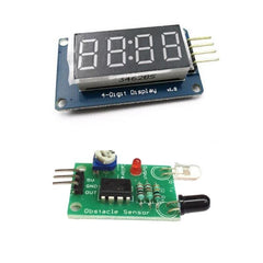 TM1637 4-Digit LED Display + IR Sensor – Ideal for Arduino projects. -LED Display -Robocraze