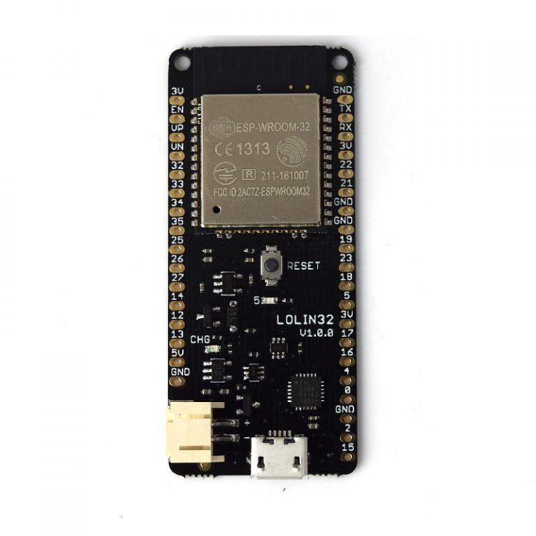 WeMos Lolin V1.0 WiFi+Bluetooth – ESP32 board for IoT. -Nodemcu ESP Board -Robocraze