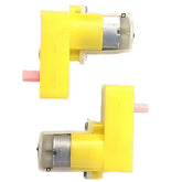 60 RPM L-Shaped Single Shaft BO Gear Motor (2 pcs), reliable for robotic arms & smart cars – Robot Motors - Robocraze