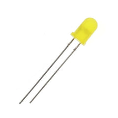 5mm Yellow LED (Pack of 10) – Durable & bright LED for electronic applications - Electronic Components - Robocraze