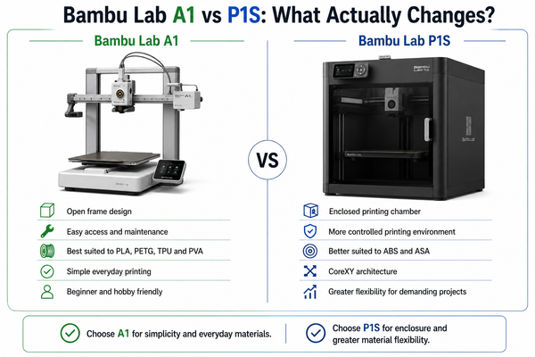 Bambu lab a1 vs p1s 
