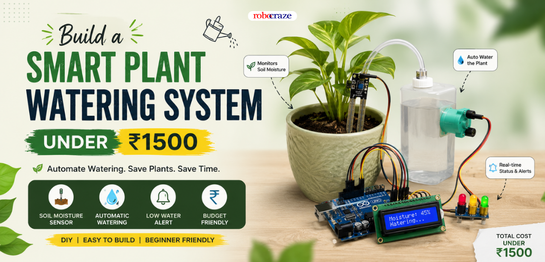 Build a Smart Plant Watering System Under ₹1500 - Cover Image