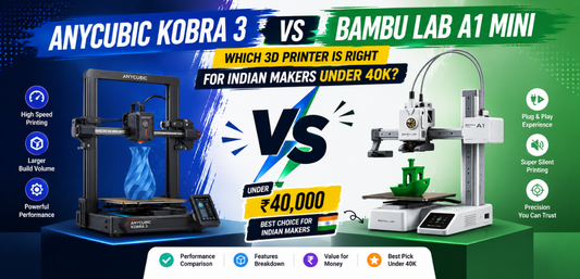 Anycubic Kobra 3 vs Bambu Lab A1 Mini: Which 3D Printer Is Right for Indian Makers Under 40k?