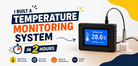 I Built a Temperature Monitoring System in 2 Hours - Cover Image