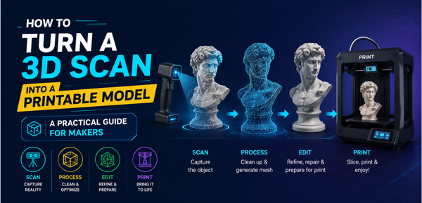 How to Turn a 3D Scan Into a Printable Model: A Practical Guide for Makers
